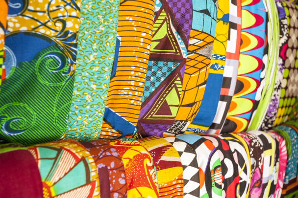 Tissus africains du Ghana, Afrique de l'Ouest
 - Photo, image