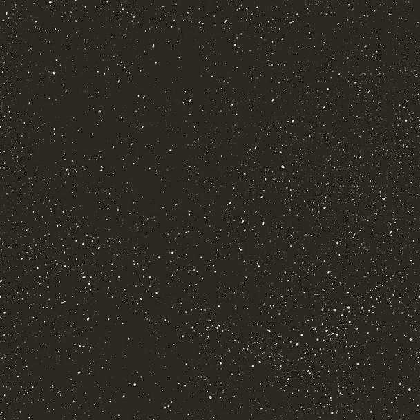 Night Starry Sky Seamless μοτίβο. Αστέρι Διαστημικό Ιστορικό Διανυσματικό. Αφηρημένη μαύρη υφή με λευκές κουκκίδες. - Διάνυσμα, εικόνα