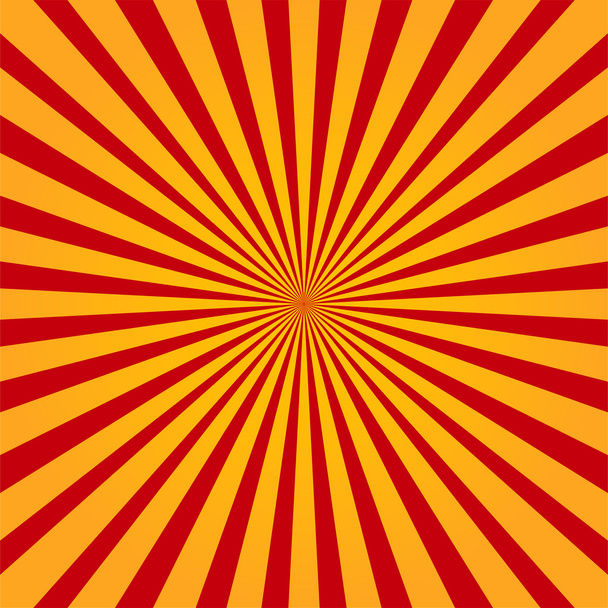 Барвистий жовтий і червоний промінь сонячного спалаху абстрактний фон
 - Вектор, зображення
