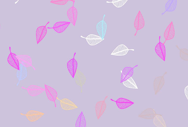 Decorative illustration with abstract colorful leaves. Textured pattern for website.  - Vektor, obrázek