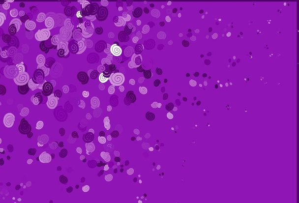 Light Purple vector background with bubble shapes. An elegant bright illustration with gradient. Marble design for your web site. - Vektori, kuva