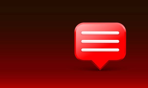Chat bubble. Talk, dialogue, messenger or online support concept. web icon. Vector - Vektor, kép