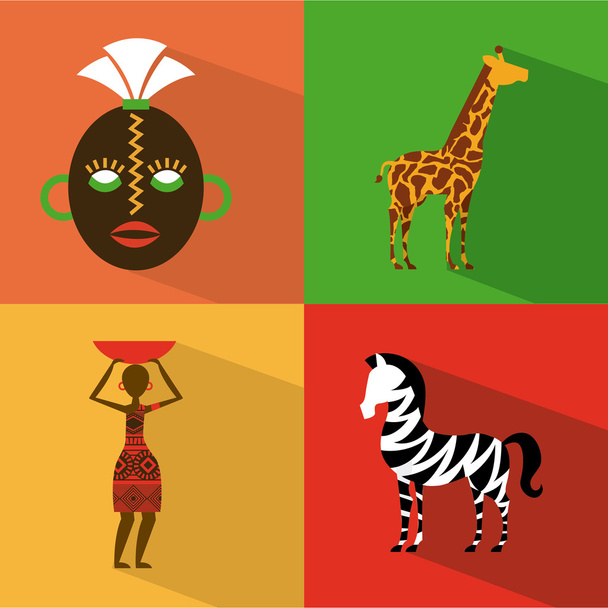 Afrique design
 - Vecteur, image