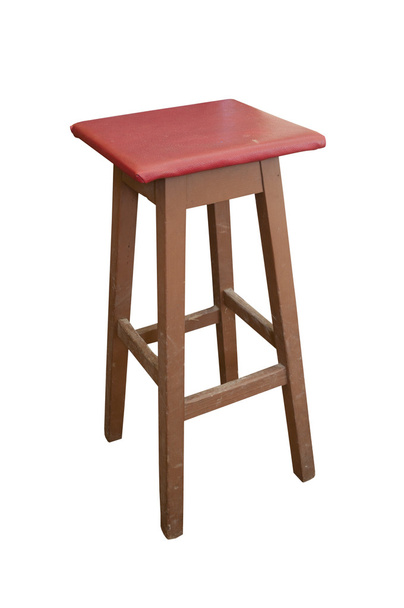 stary czerwony stolec - Zdjęcie, obraz
