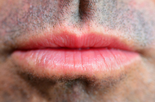 Man lips - Photo, Image