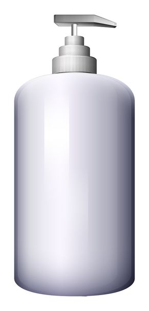 Uma garrafa de loção estilo bomba
 - Vetor, Imagem