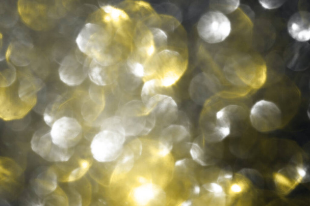 blurred defocused festive bokeh lights toned - Photo, Image