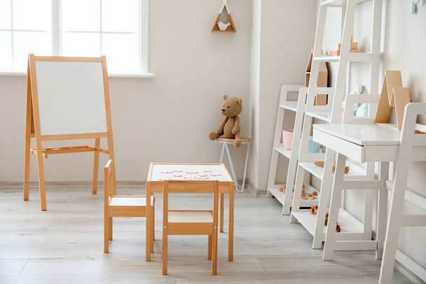 Interior of modern playroom in kindergarten - Photo, Image