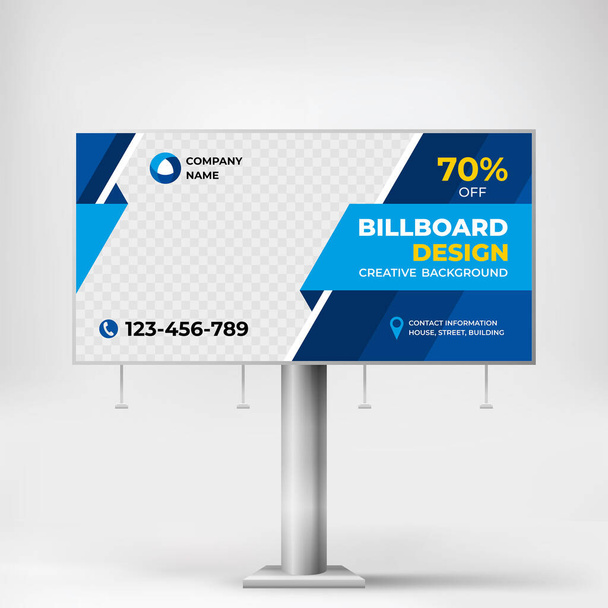 Billboard suunnittelu, moderni Billboard saattamiseksi mainostiedot - Vektori, kuva