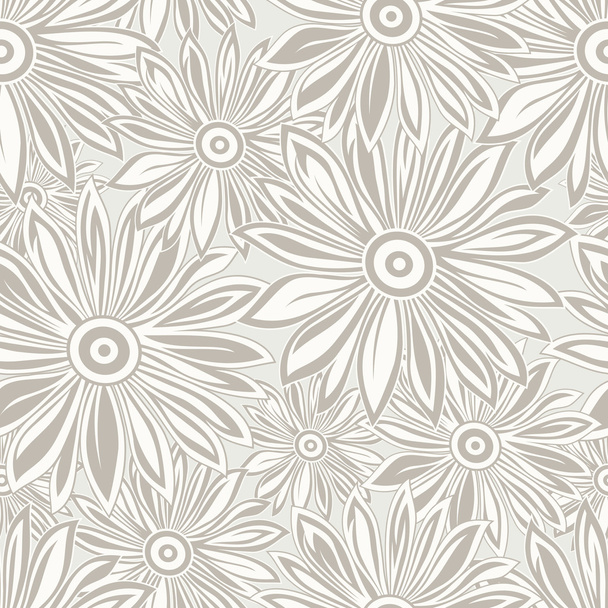 Seamless designer floral background - Vecteur, image