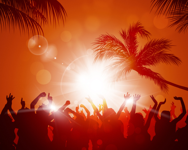 Beach Sunset Party - Photo, Image