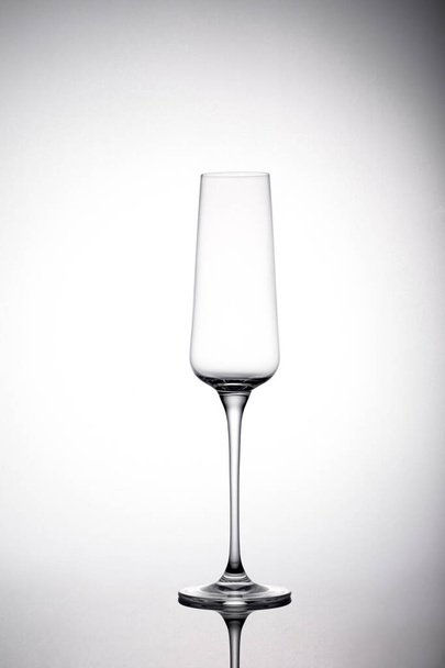 A vertical shot of glass for alcoholic beverages - Fotó, kép