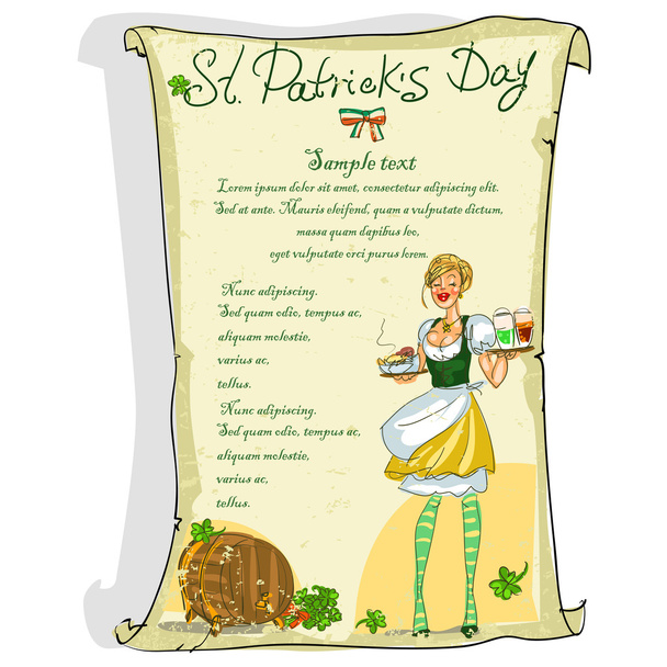 Cartel del día de San Patricio
 - Vector, Imagen