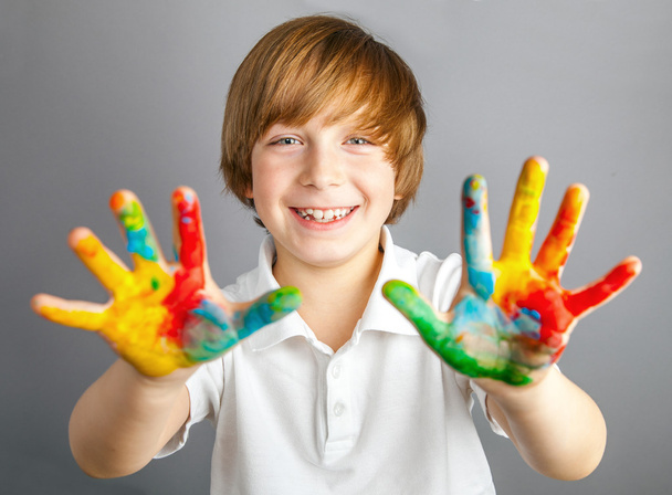 Colored hands - Фото, изображение