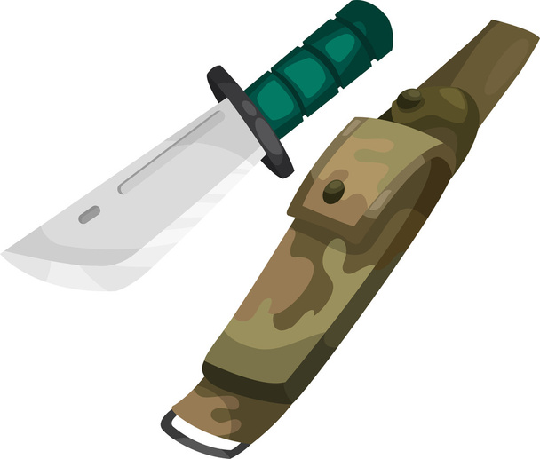 Couteau militaire
 - Vecteur, image