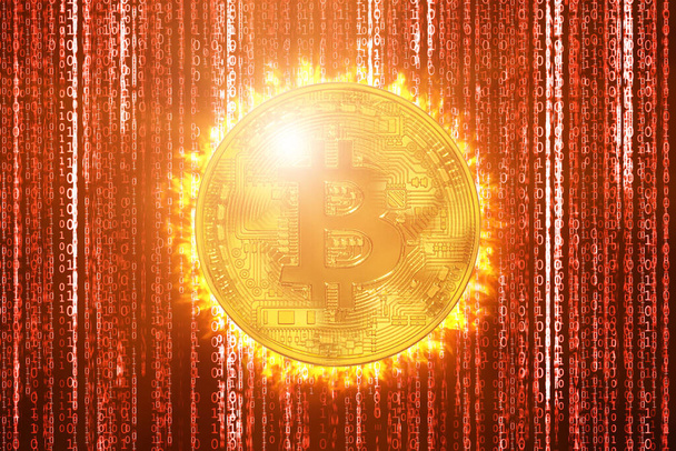 Bitcoin hits all-time high record - Foto, afbeelding