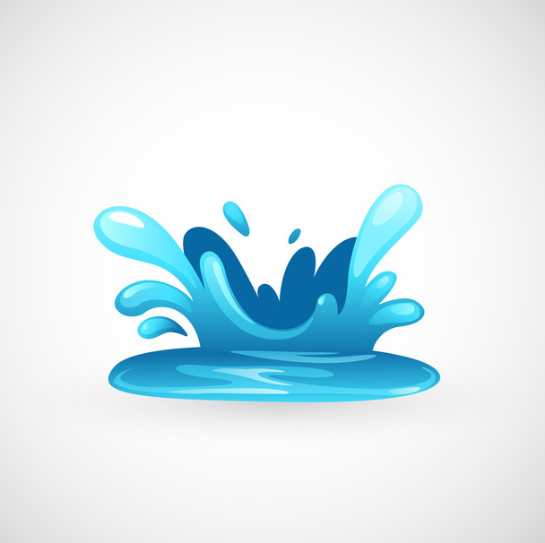 Šplouchnutí vody - Vektor, obrázek