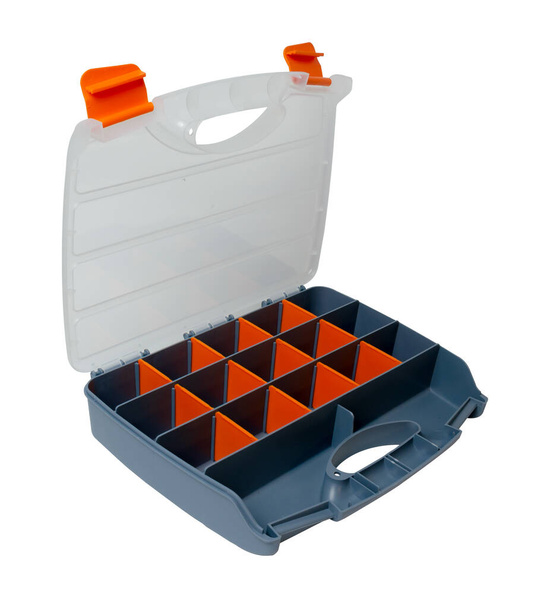 plastic boxes and containers for storing and carrying tools and various little things in the range - Photo, Image