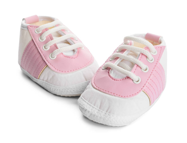 Chaussures bébé sur fond blanc - Photo, image