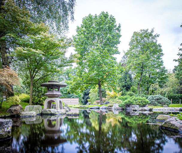 Kyoto Garden in London at long exposure - Foto, Bild