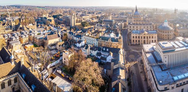 Vue aérienne de Oxford, Royaume-Uni - Photo, image