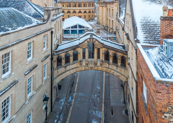 Vue aérienne du centre d'Oxford, Royaume-Uni - Photo, image