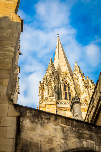 University church of St Mary the virgin in Oxford - Фото, изображение