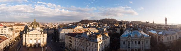 Vista aérea de Lviv, Ucrânia - Foto, Imagem