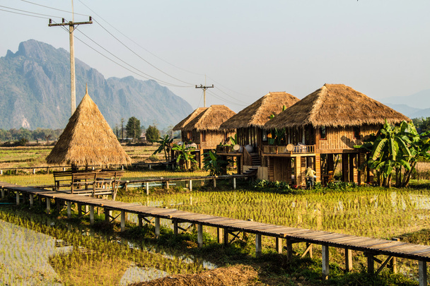 Resort Vang Vieng, Laos - Fotografie, Obrázek