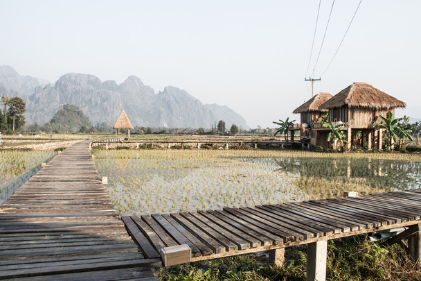 θέρετρο vang vieng, Λάος - Φωτογραφία, εικόνα