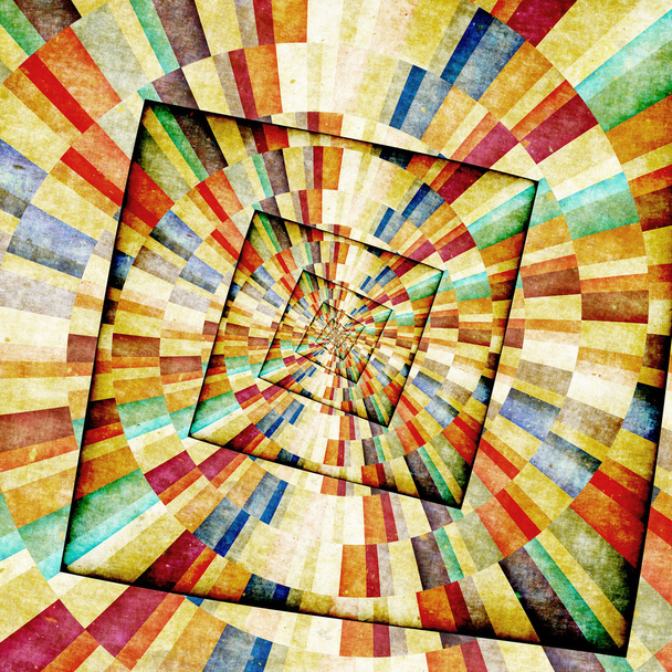 Multicolor Sluneční paprsky grunge pozadí  - Fotografie, Obrázek