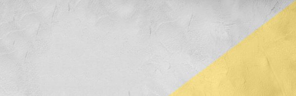 Yellow and gray textured paint concrete background - Photo, image
