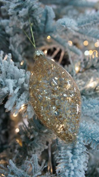 Christmas tree decoration, happy new year - Foto, Imagen