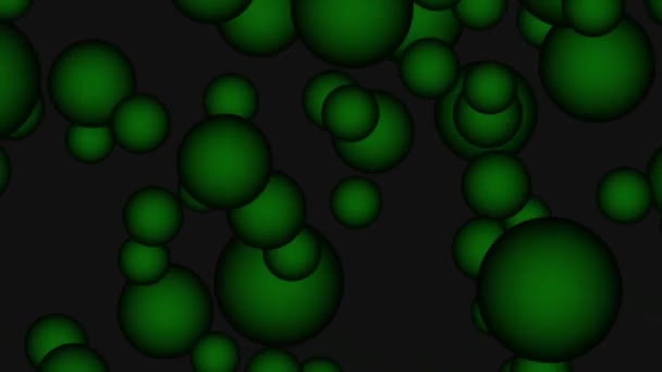 Effekt grüner Blasen - Filmmaterial, Video