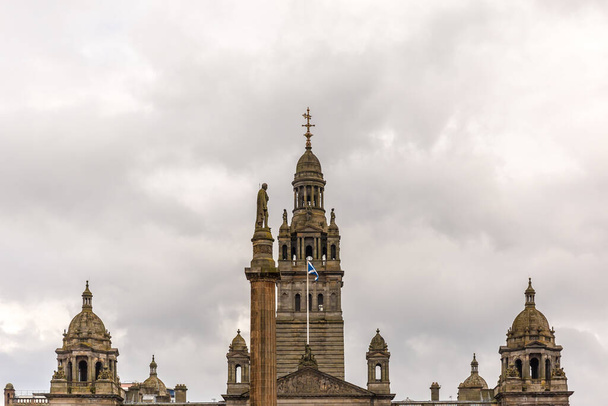 Näkymä Keski-Glasgow 'hun Skotlannissa, Yhdistyneessä kuningaskunnassa - Valokuva, kuva
