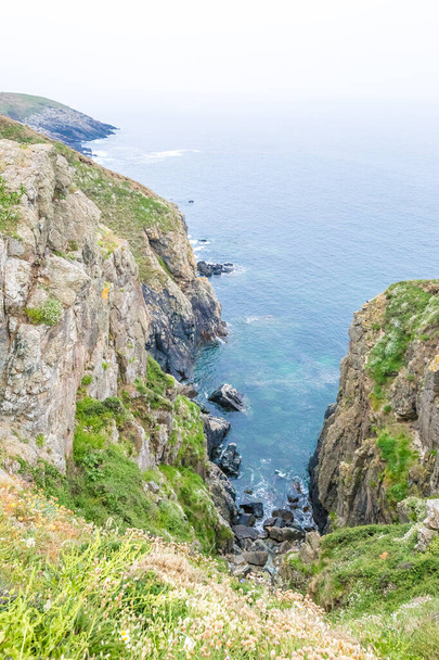 Vista de Pembrokeshire penhascos em Gales - Foto, Imagem
