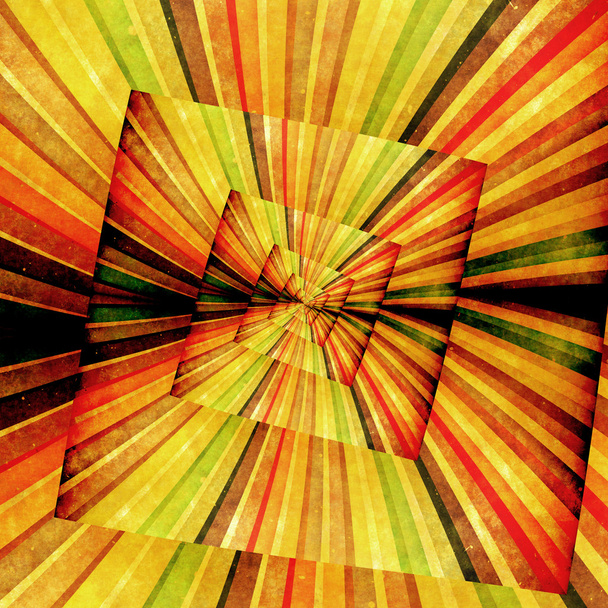Multicolor Sunbeams grunge background  - Photo, Image