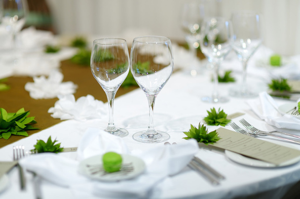 Table set for an event party - Zdjęcie, obraz