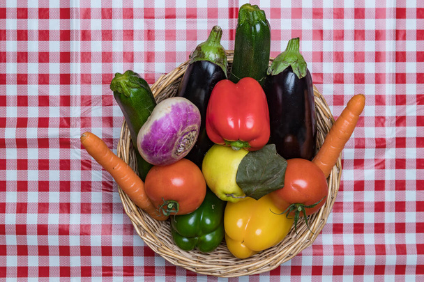 variety of different vegetables close up view  - Foto, Imagem