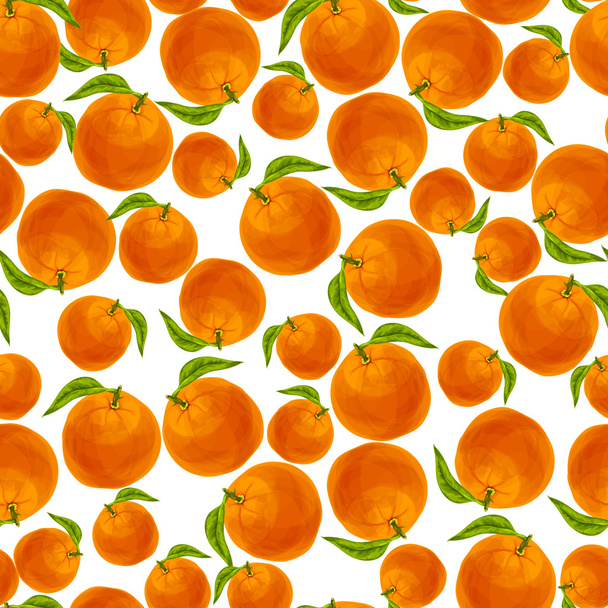 Orange seamless pattern - Vector, Image