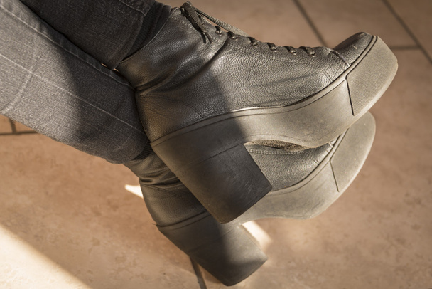 Женские ботинки
 - Фото, изображение