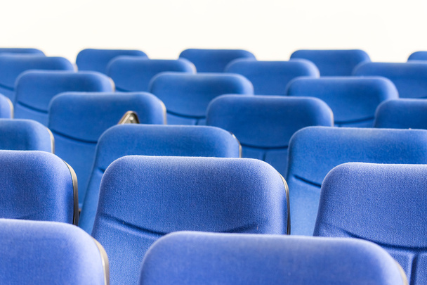 Konferenzraum blaue Stühle - Foto, Bild