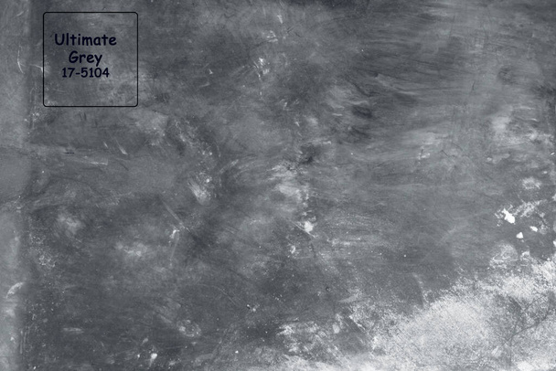 Abstrakti seinä Ultimate harmaa trendikäs väri 2021, Grunge kuvioitu betoniseinä - Valokuva, kuva