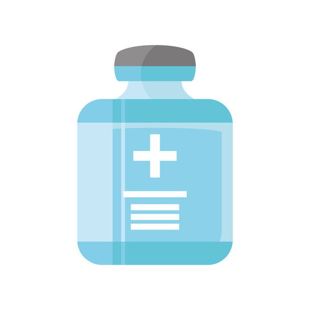 медицинские таблетки бутылка рецепт лекарства значок - Вектор,изображение