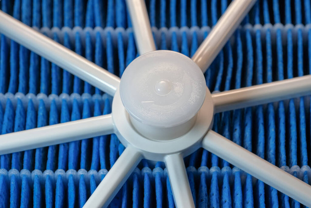 Filtro de microfibra para purificação de ar e umidificação fotografia macro close-up - Foto, Imagem