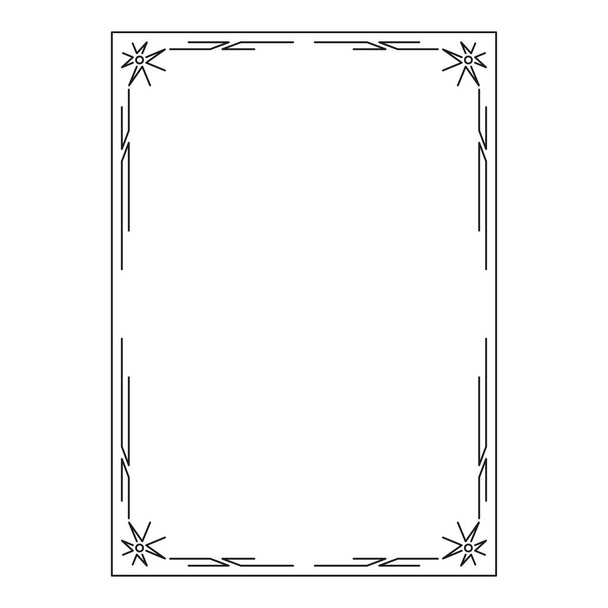 vector image, decorative ornamental frame, original design - Vector, Image