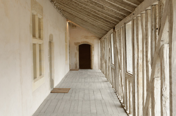 Holzkorridor - Foto, Bild