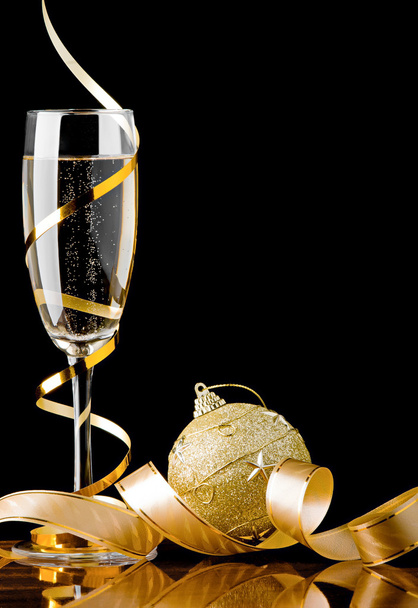 Christmas champagne - Photo, Image
