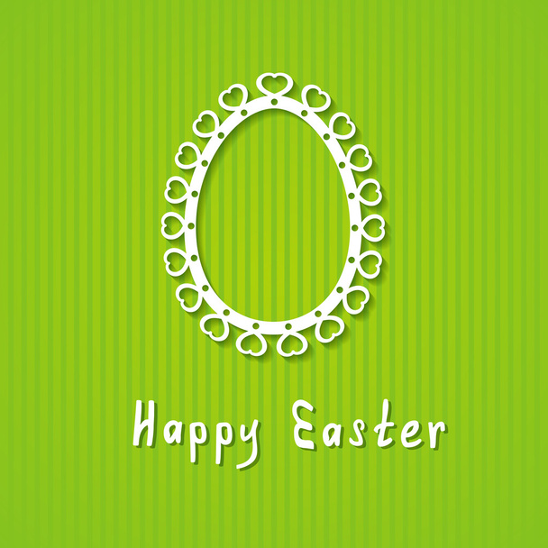 Simple Easter greeting card - Vettoriali, immagini