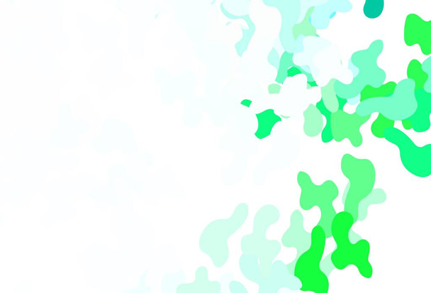 Синий, зеленый векторный узор со случайными формами. Иллюстрация с красочными градиентными формами в абстрактном стиле. Лучший умный дизайн для вашего бизнеса. - Вектор,изображение